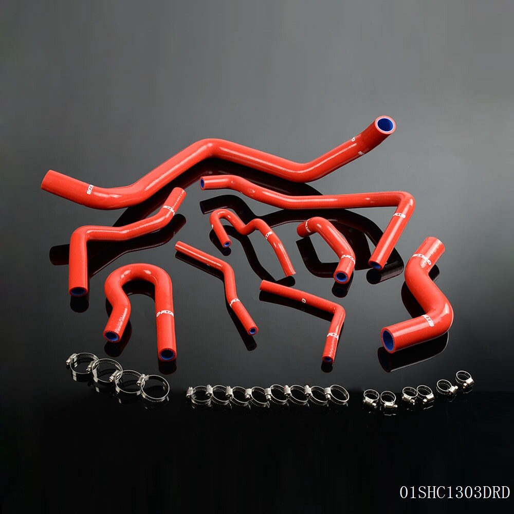 9Pcs Silicone Radiator Hose Fit For Honda Civic D15 D16 SOHC EG/EK 1992-2000 US