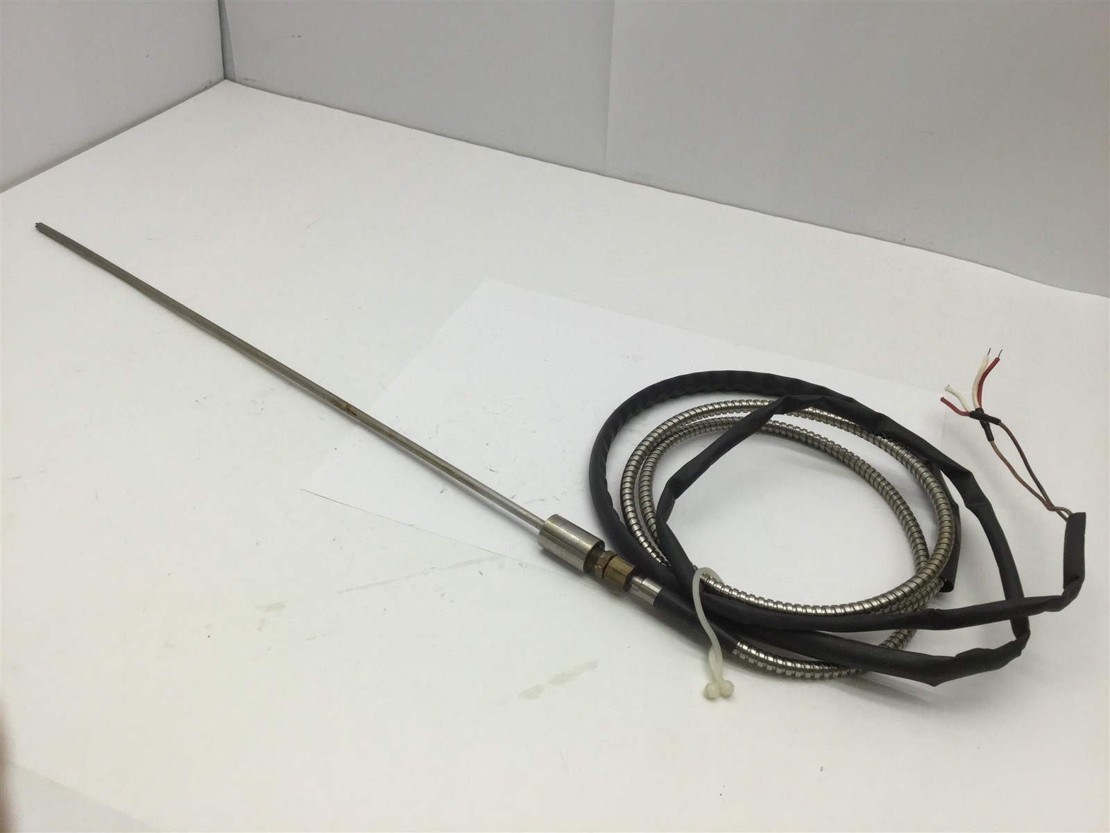 Thermocouple Type J, Probe Sheath Length: 16", Cable: 80", -210 to 760 C
