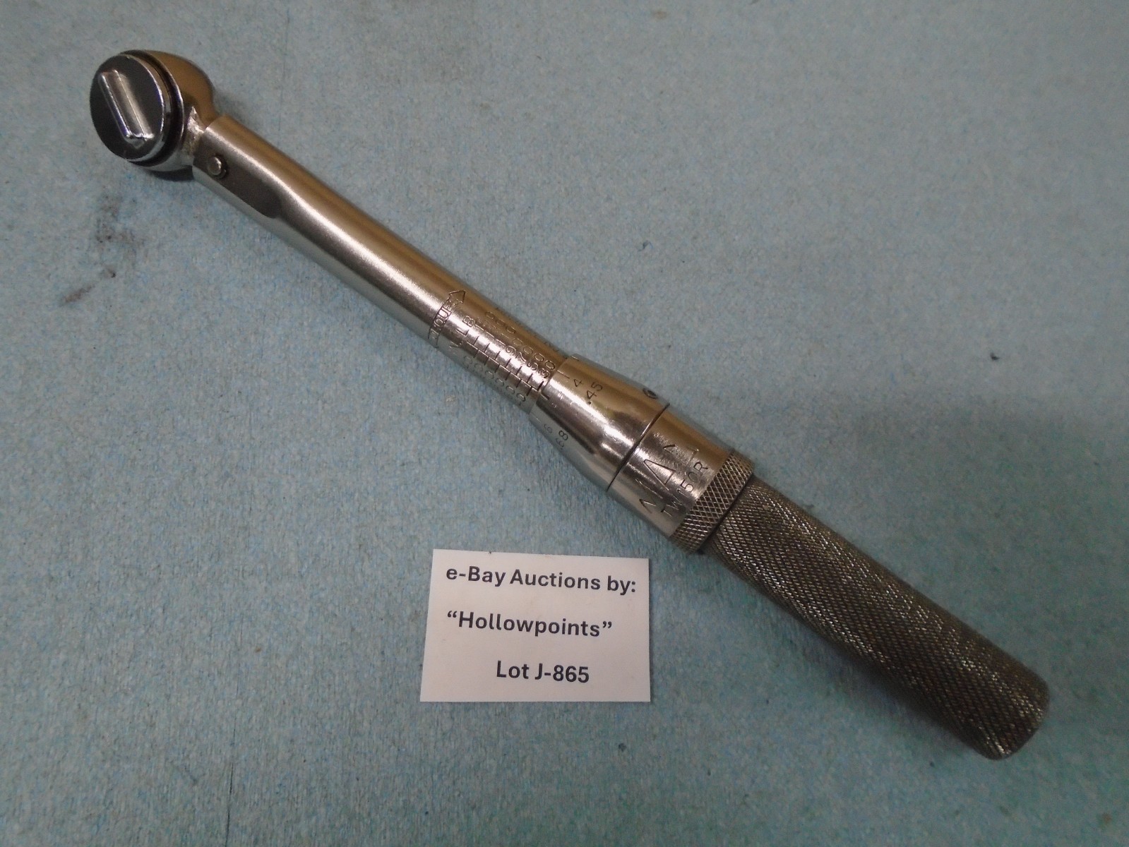 MAC Tools TW150R Torque Wrench 1/4" Drive 30-150 Inch Lbs. & Nm 3.9-17.5 J865