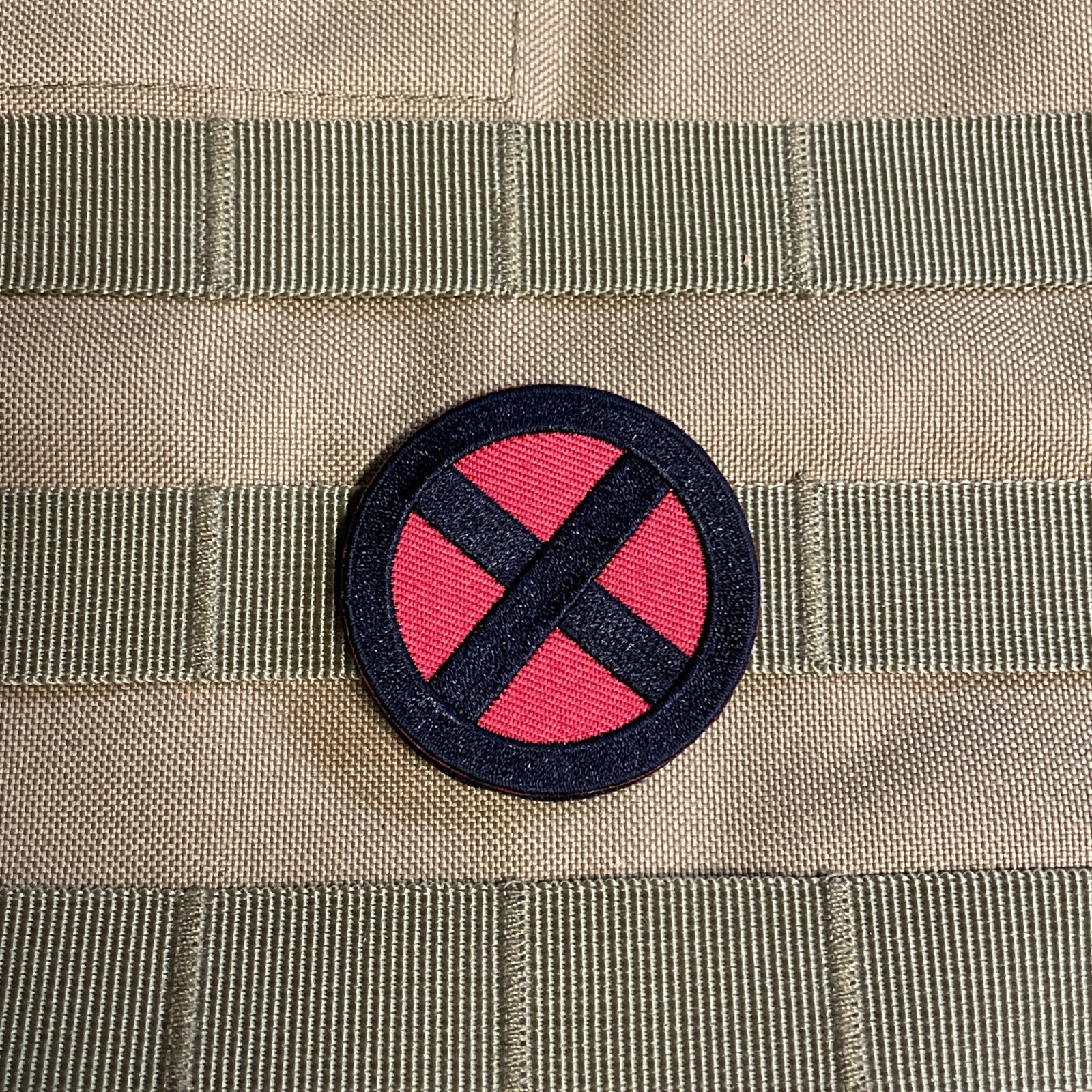 Marvel X-Men X Logo Tactical Morale Patch Hook Loop Backing 2"