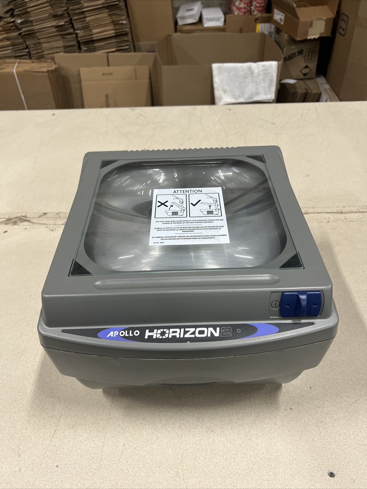 Apollo V16000M Overhead Projector 2000lm 10x10 Stage Size