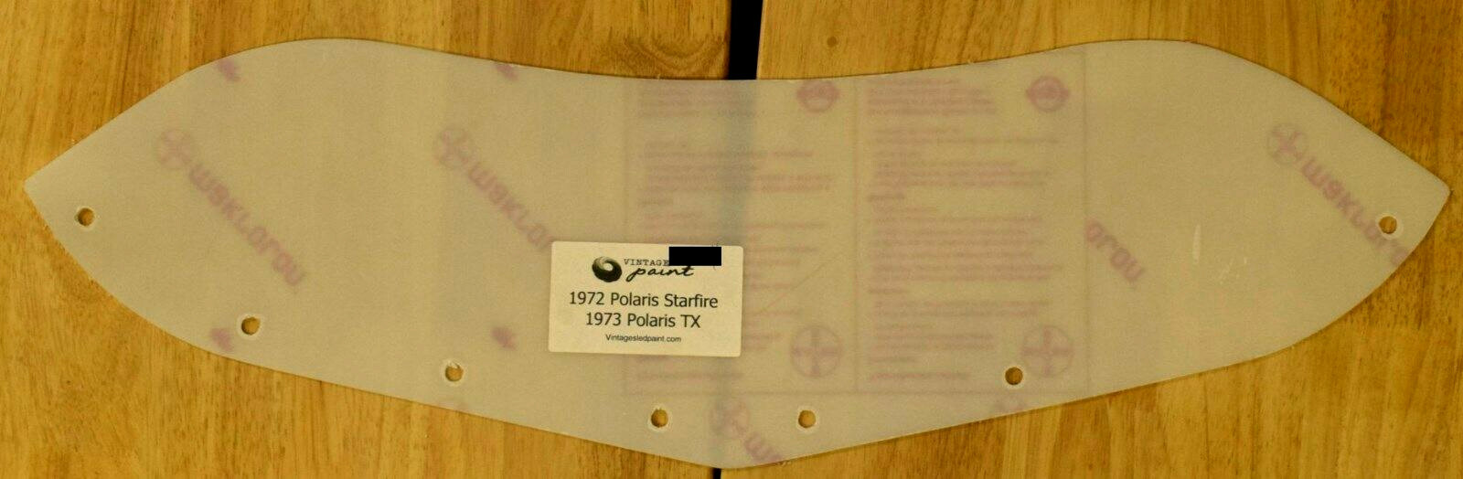 1972 1973 Polaris Snowmobile TX Starfire Clear Windshield