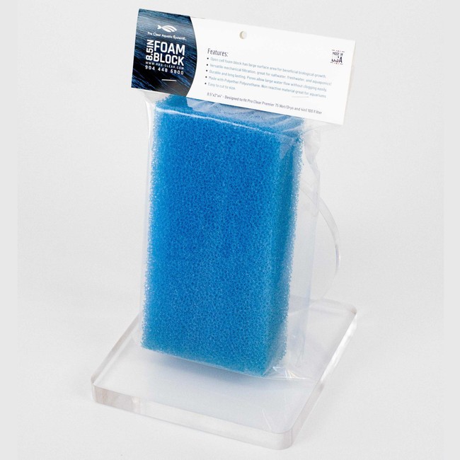 Foam Block 8" x 2" x4" - Pro Clear Aquatic Systems