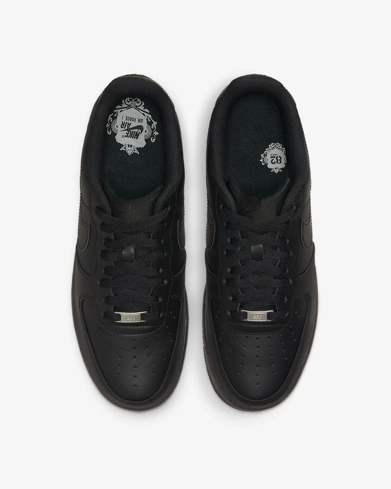 Nike Air Force 1 '07 Shoes Triple Black CW2288-001 Men's Multi Size NEW