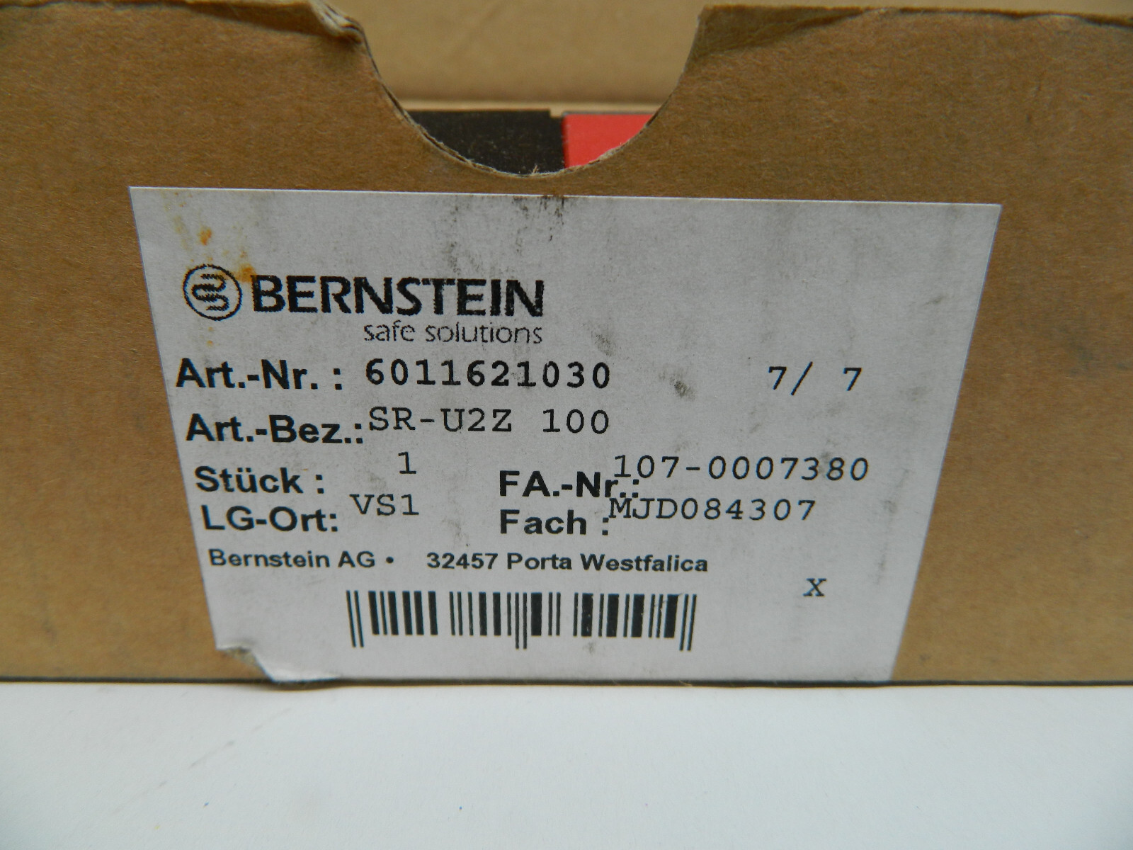 Bernstein 6011621030 AG SR-U2Z 100 cable pull switch cable pull switch limit switch