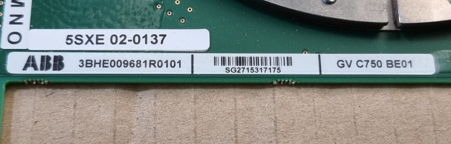 ABB 3BHE009681R0101 GVC750BE01 IGCT Module