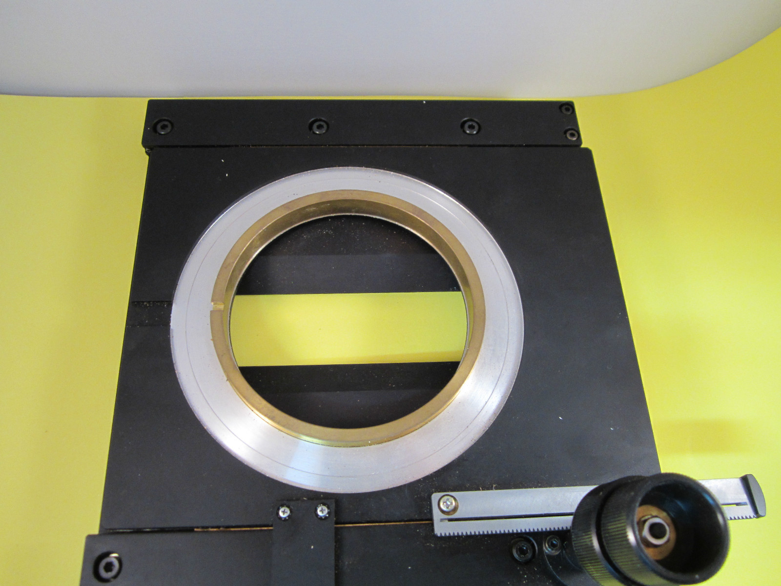 MICROSCOPE NIKON JAPAN PART STAGE SLIDES BIN#C1