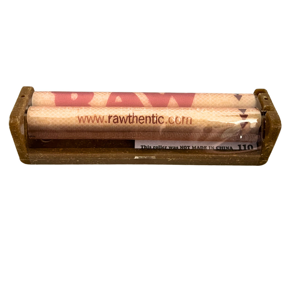 RAW 110mm King Size Hemp Plastic Cigarette Rolling Machine Manual Roller New