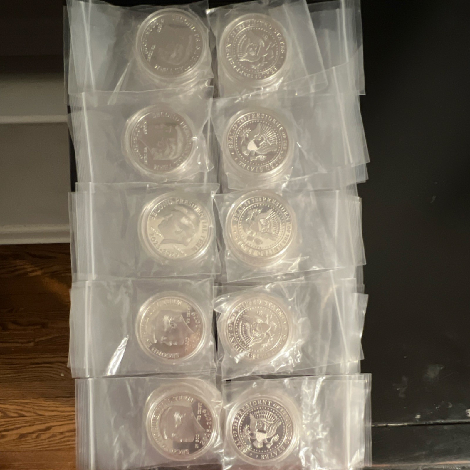 Donald Trump 2025-2029 Commemorative Coin (50Pcs - silver collection)