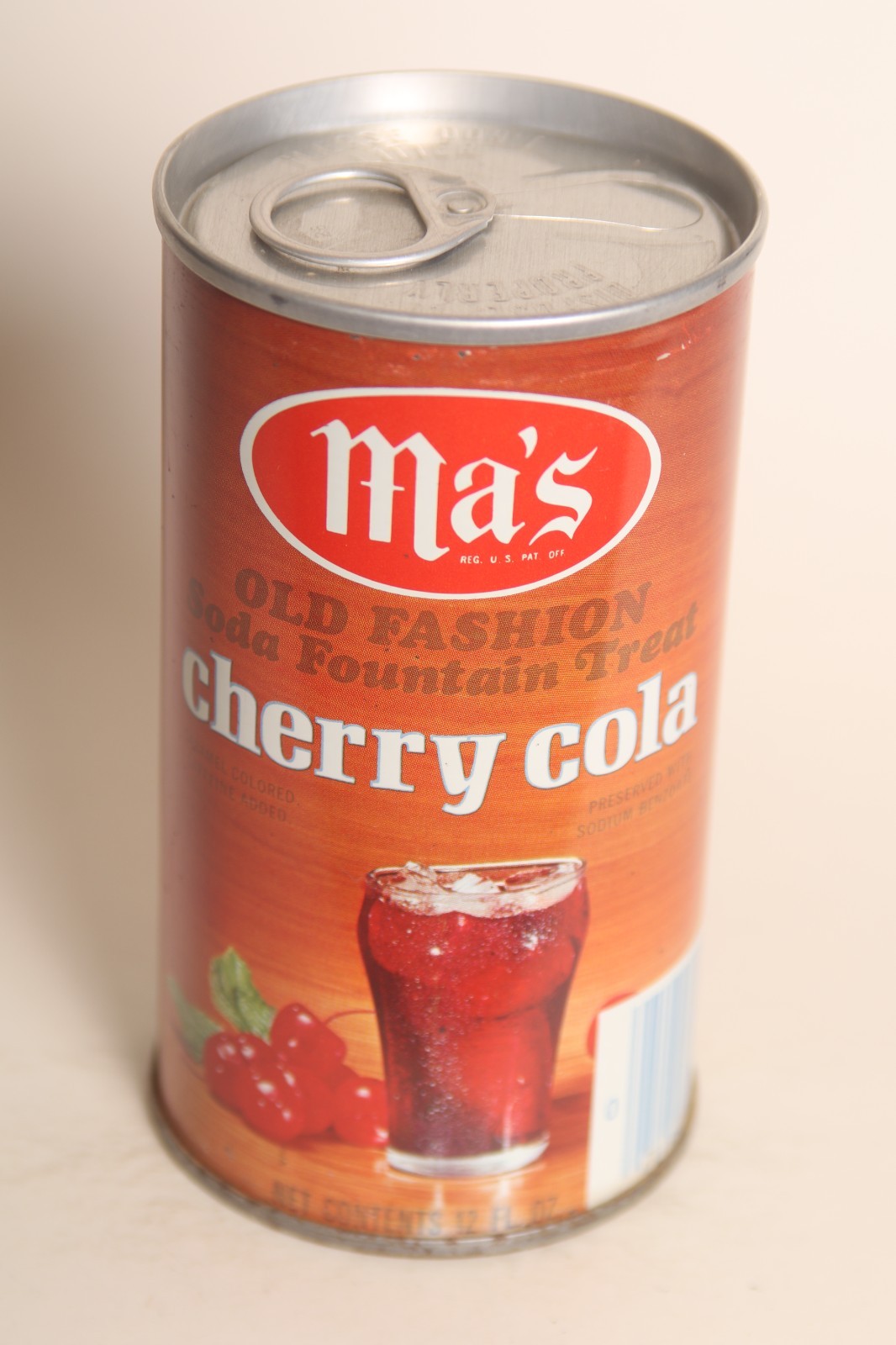 Ma's Cherry Cola soda can