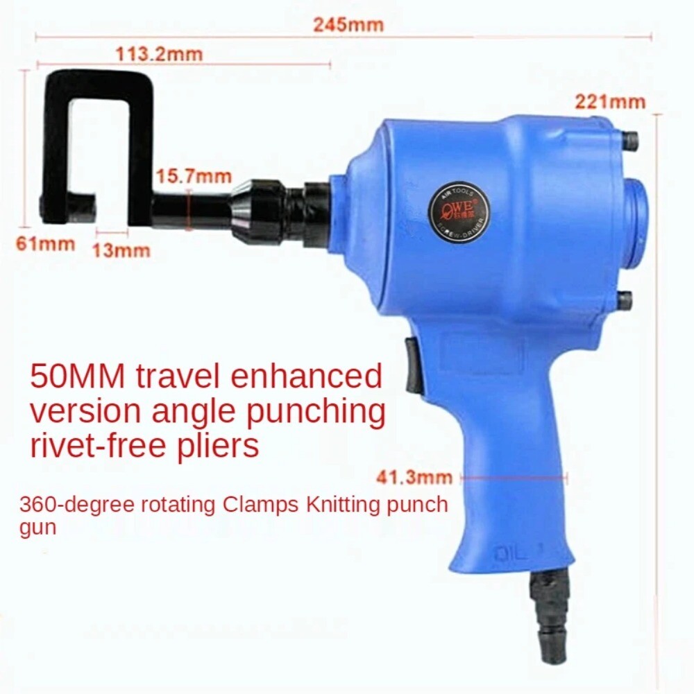 New Air Crimp Drywall Tool for Plasterboard Metal Nailssuspended Ceiling
