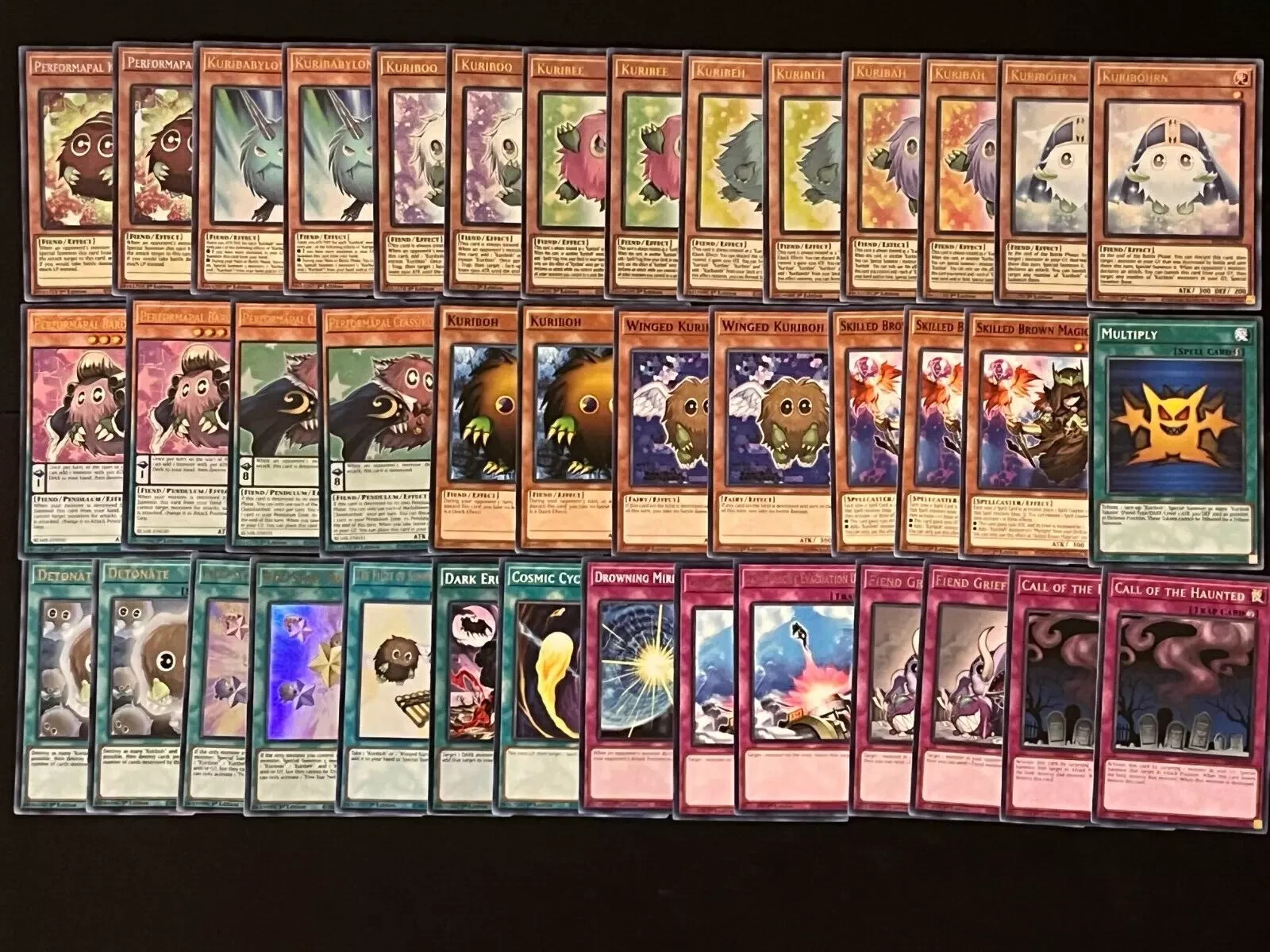 Yugioh Complete KURIBOH DECK- KURIBOHBLE- BABYLON- BOO- BEE- WIN **HOT** + Bonus