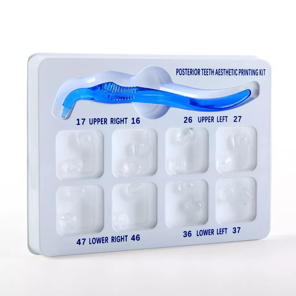 Dental Posterior Teeth Aesthetic Printing Mould Kit Restoration Filling Tools