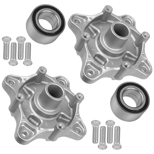 2 Rear Wheel Hub with Bearing and Bolt for Polaris Ranger 800 4X4 6X6 / Ranger