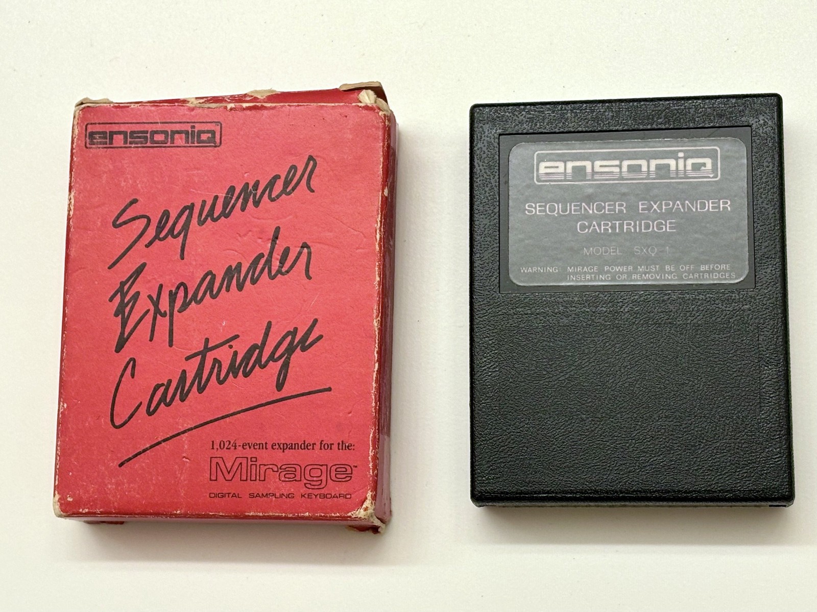 Vintage SQX-1 Sequencer Expander Cartridge for ENSONIQ ESQ-1 - Works Perfect
