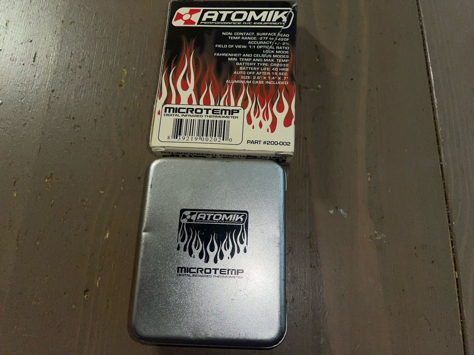 Atomik Thermometer Rc Nitro Temperature Temp Tool Infrared