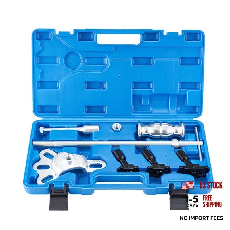 Rear Axle Bearing Remove Puller Tool Kit Bearing Remover Set with Slide Hammer