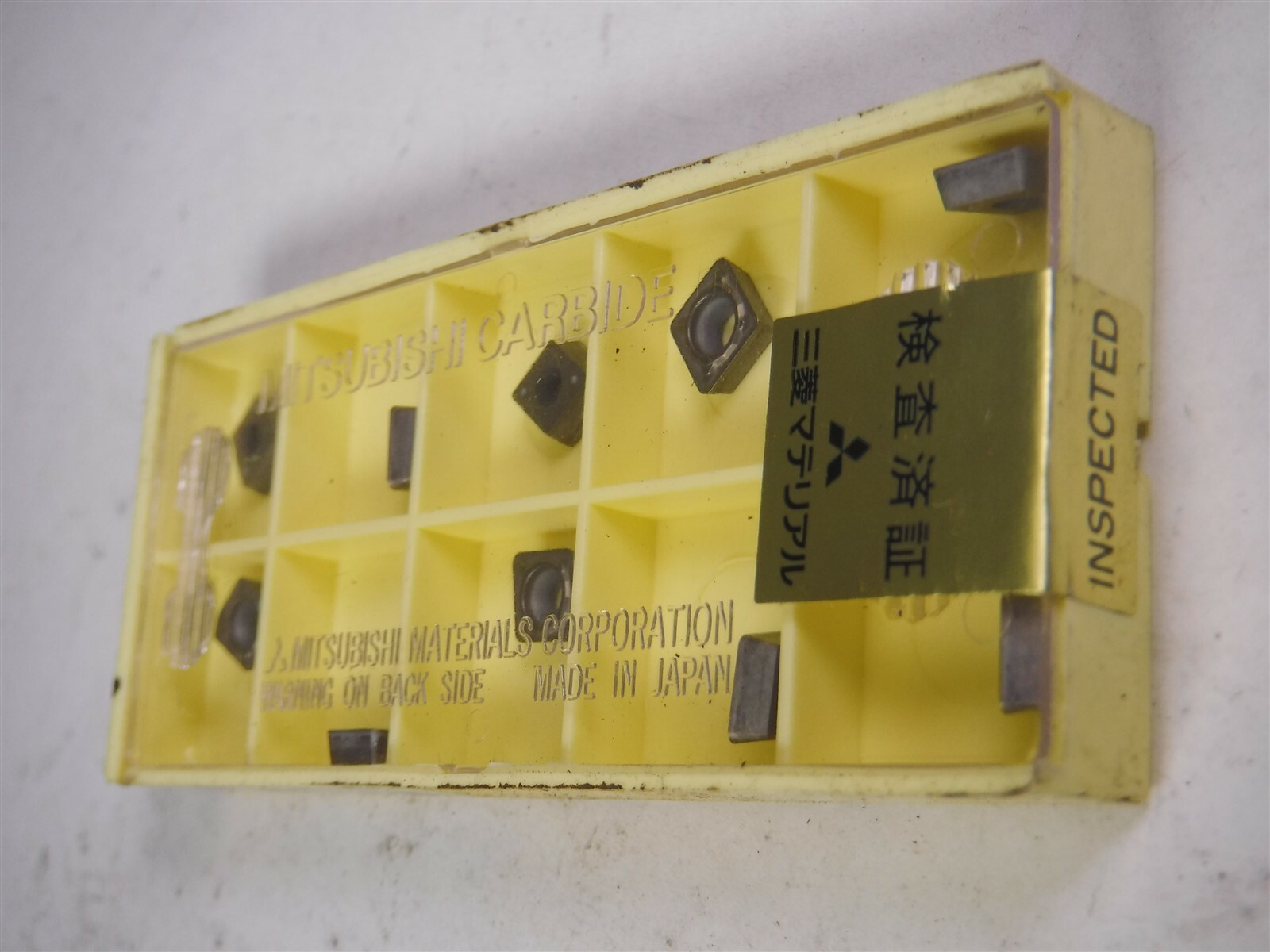 New Sealed Qty 10 Mitsubishi CPMT060208-MQ UTi20T Carbide Inserts K10-2