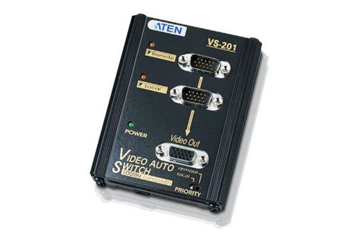 ATEN 2-Port VGA Auto Switch VS201 (Black)