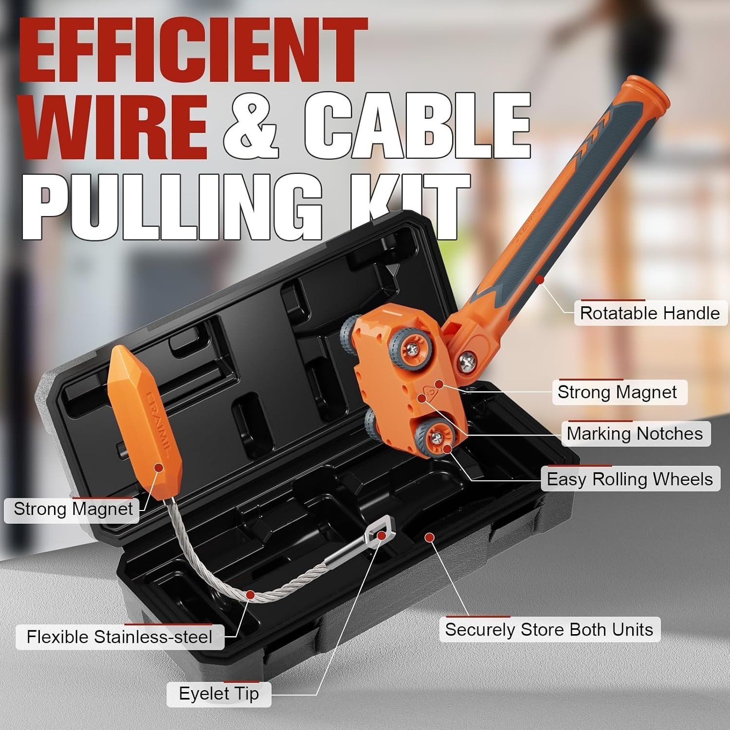 Magnetic Wire Puller for Easy Cable Fishing