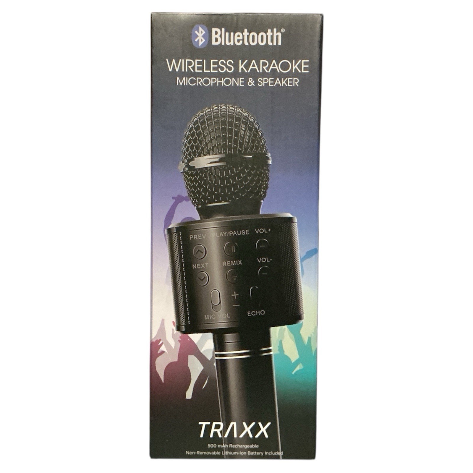 Wireless Karaoke Microphone Speaker Bluetooth by TRAXX NEW