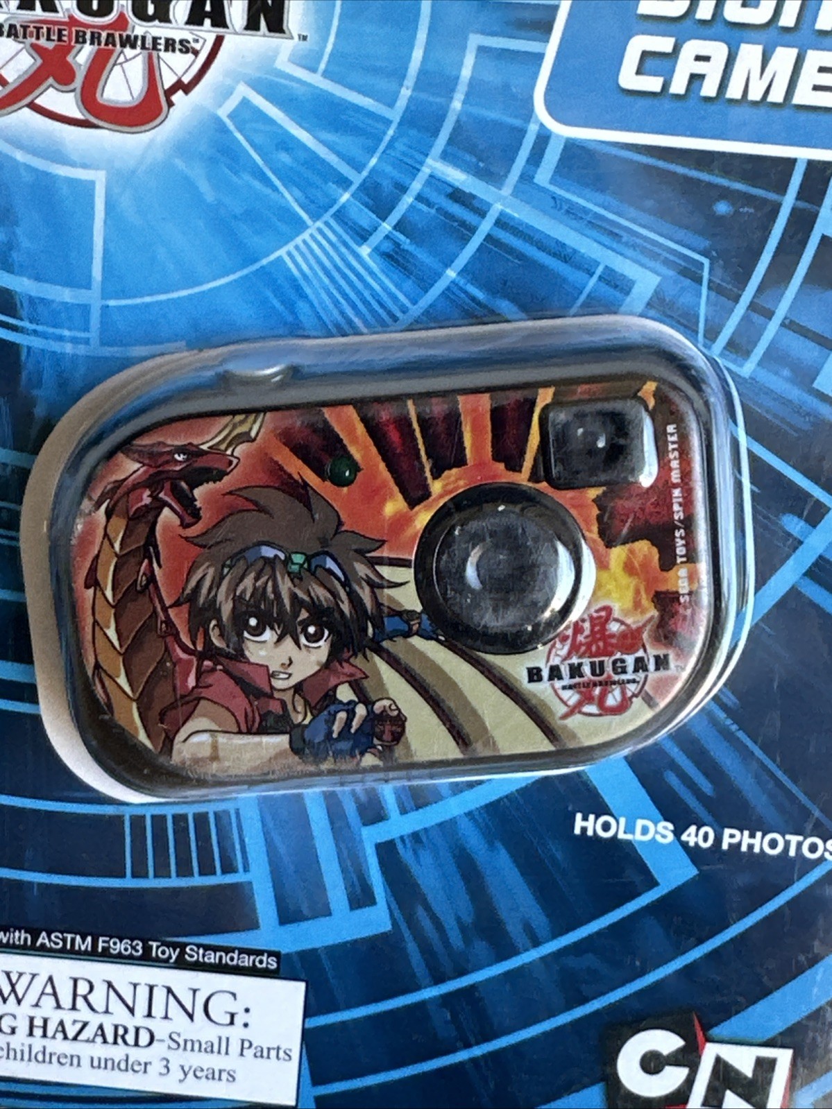 Bakugan Digital Camera Cartoon Network Digital Blue - New Sealed