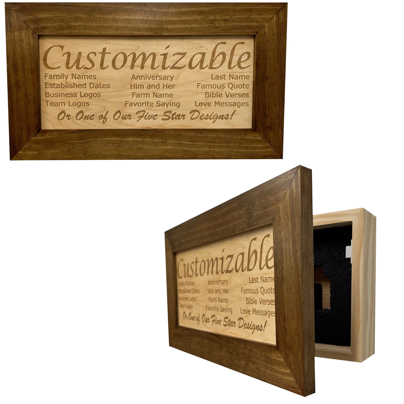 Bellewood Designs Bellewood Designs Customizable Gun Cabinet Wall Decoration - P