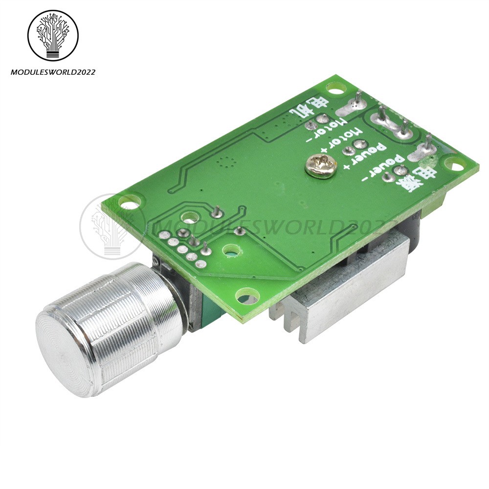 DC 6V 12V 24V 30V 10A DC Motor Speed Controller PWM Controller Board DC12V-30V