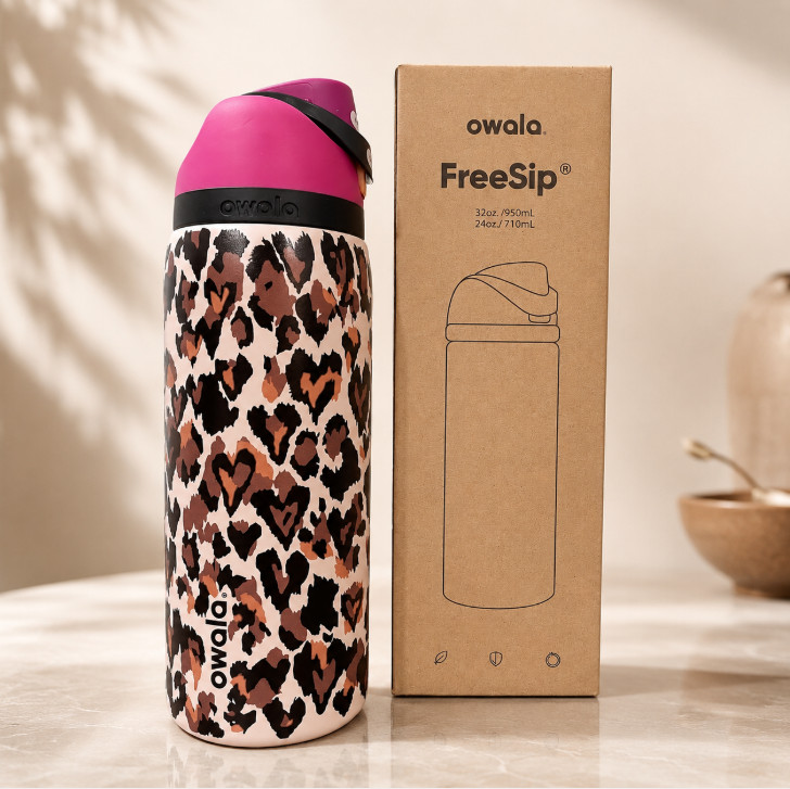 NEW Owala "Wild At Heart" 32oz Free Sip Limited Edition HOT TREND