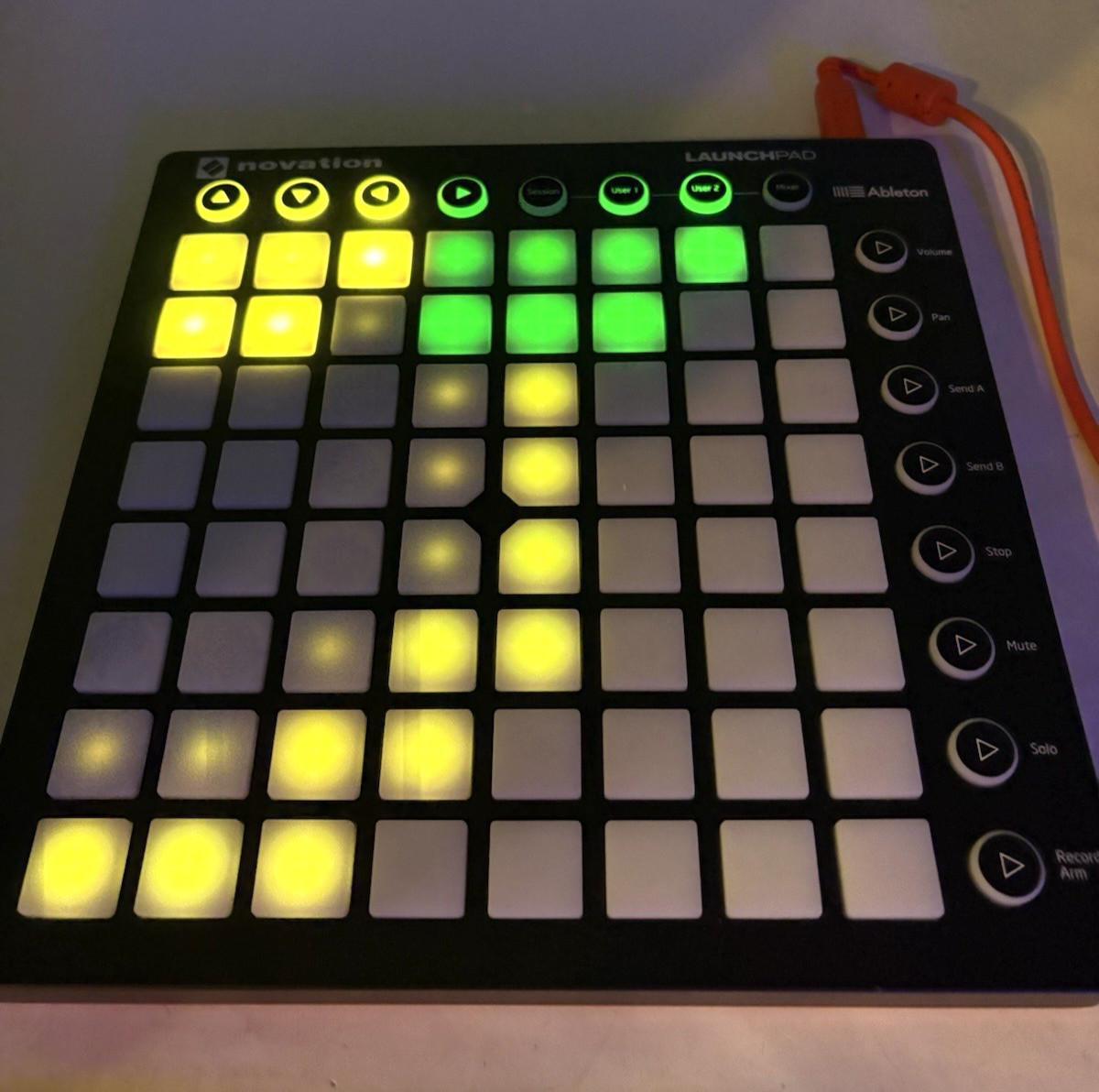 Novation Launchpad MK2 Ableton Live Controller NOVLPD09 w/ USB Cord