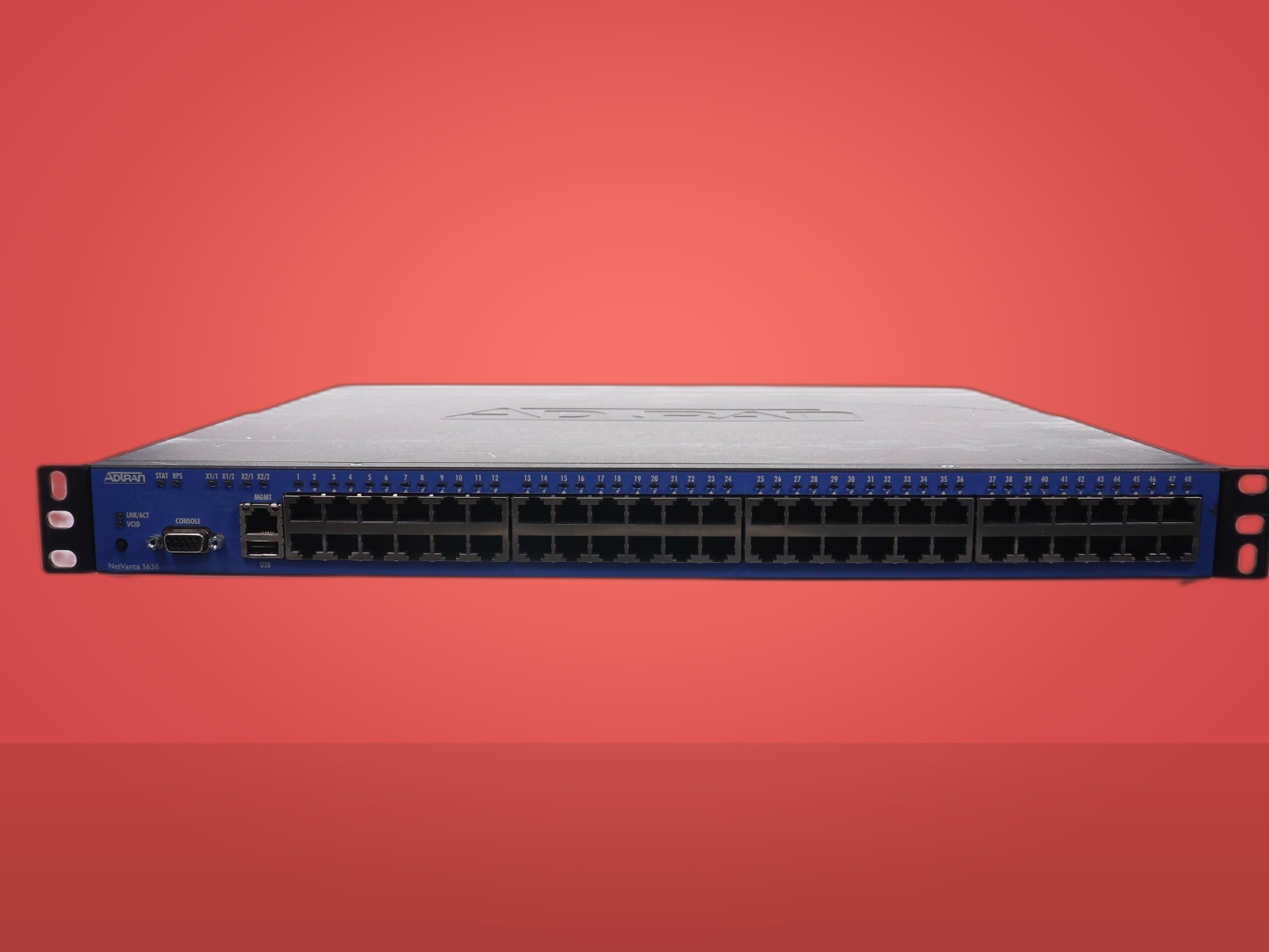 Adtran NetVanta 1638 Gigabit 1700460F1 48-Port PoE Ethernet Switch