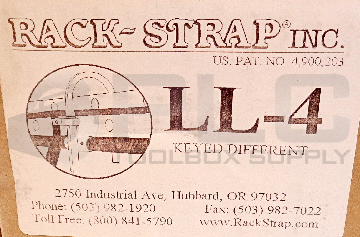 NEW RACK-STRAP LL-4 LADDER LOCK
