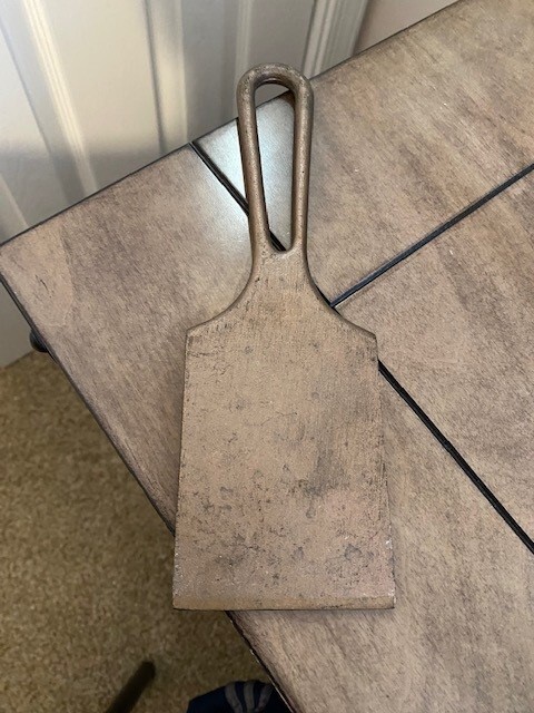 Berylco 3" x 9-1/2" OAL Spray Booth Scraper, Non-Sparking, BeCu  S119 Beryllium