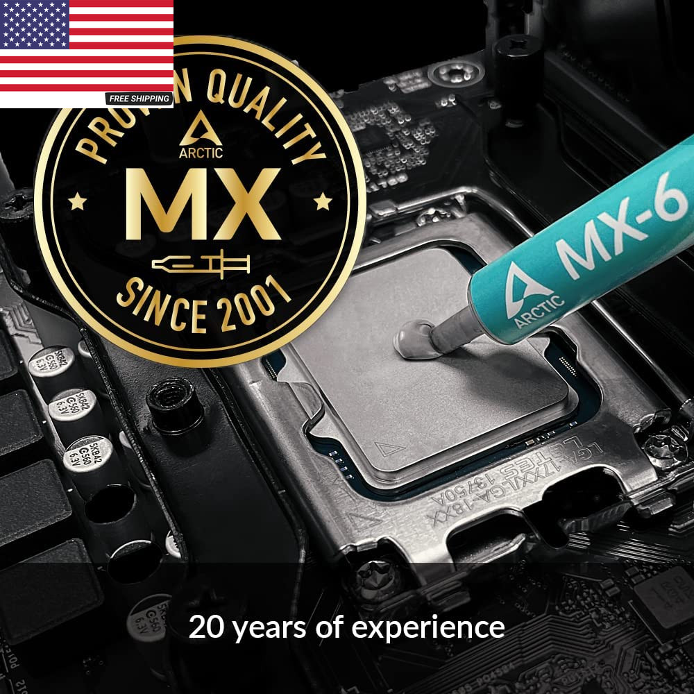 MX-6 (2 G) - Ultimate Performance Thermal Paste for CPU, Consoles, Graphics Card