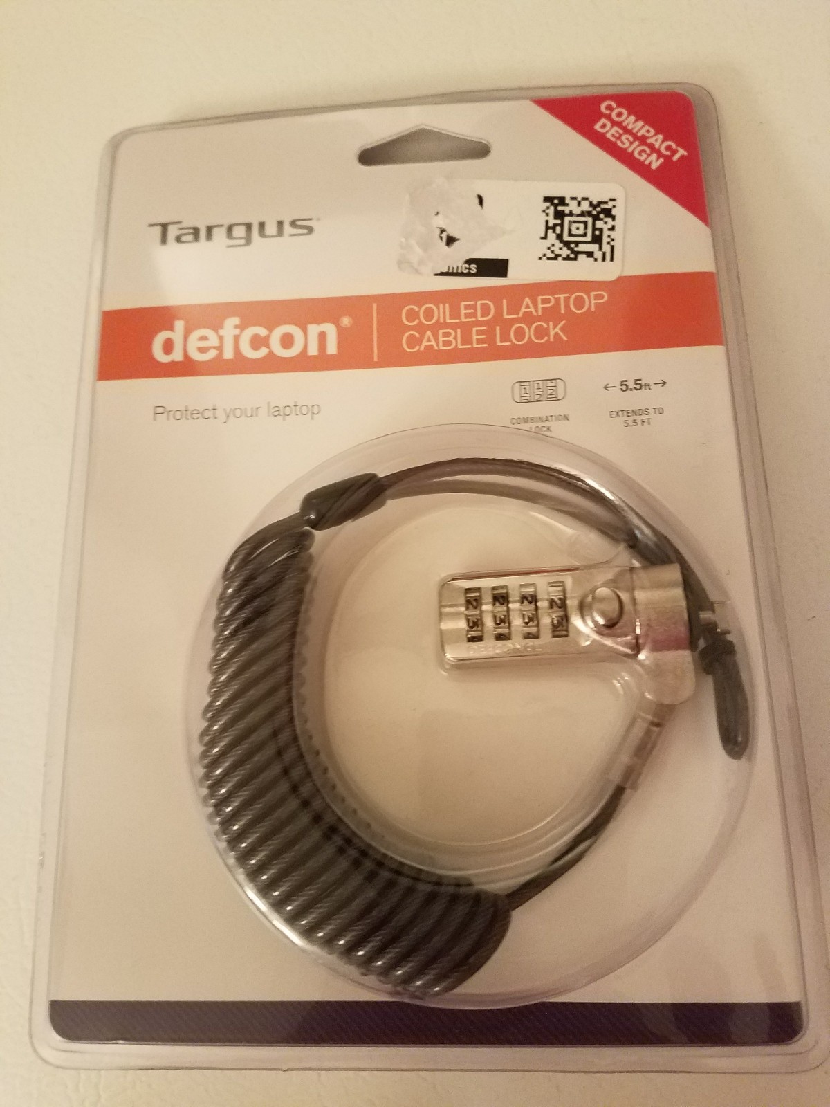 Targus DEFCON CL Notebook/Laptop Combo Cable Lock