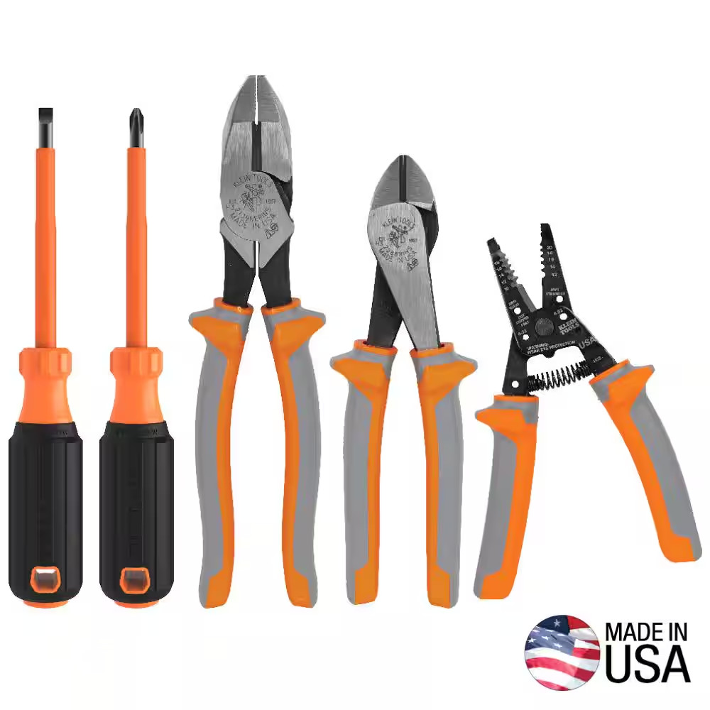 1000-Volt Insulated Tool Set (5-Piece)