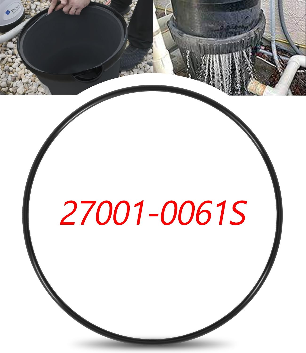 27001-0061S Tank O-Ring for Sta-Rite PLM PLD PLDE36 48 Pool Filter Gasket Seal