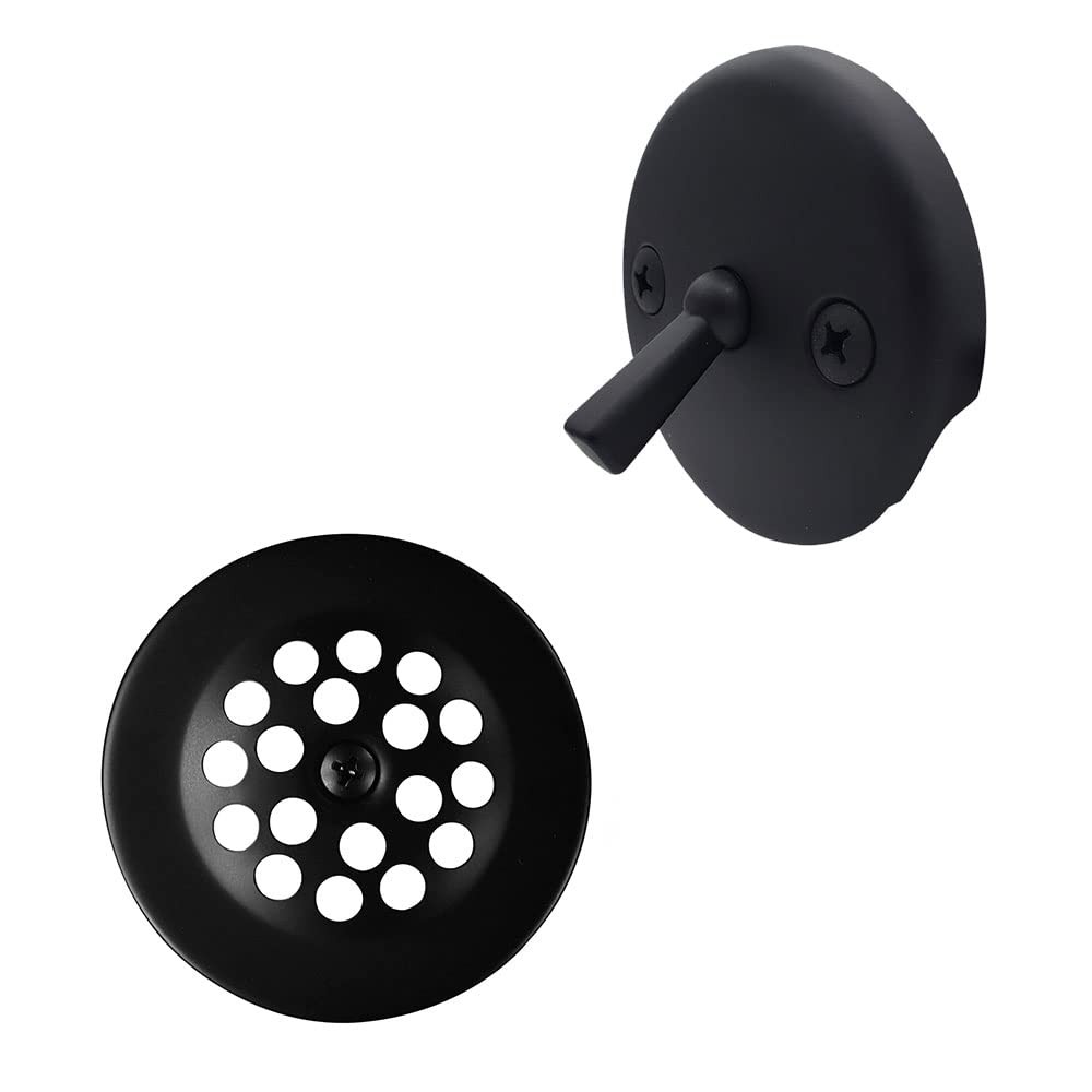 Westbrass D92-62 3-1/8" Trip Lever Bathtub and Shower 1 Pack, Matte Black