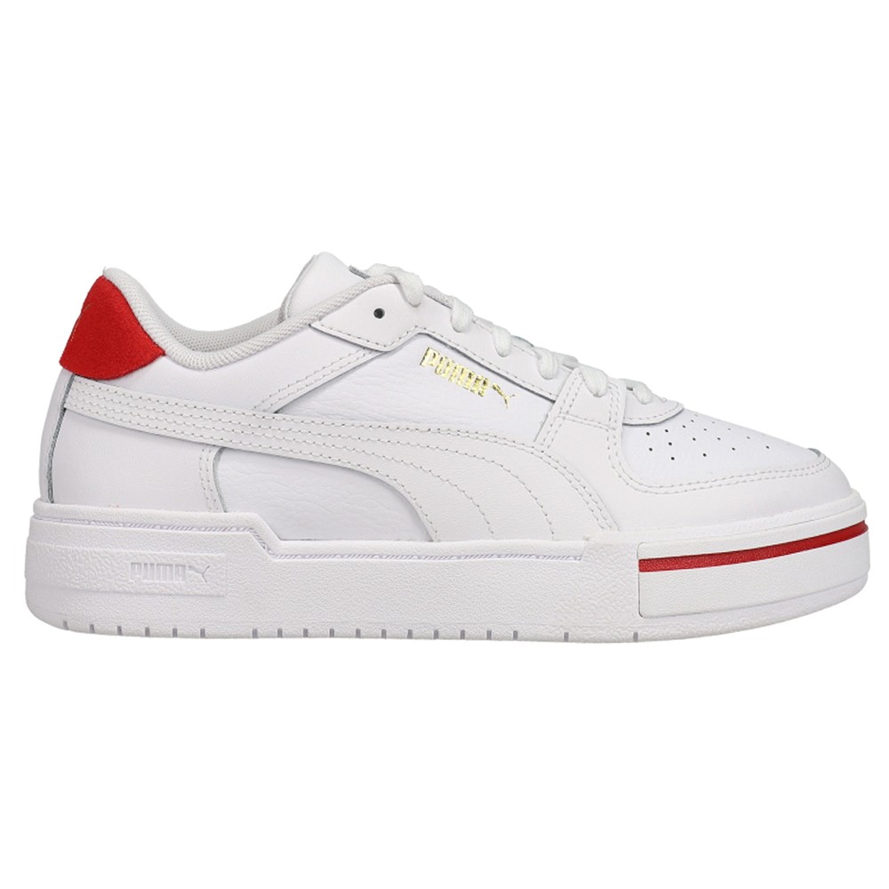 PUMA Ca Pro Heritage Lace Up  Youth Boys White Sneakers Casual Shoes 380547-02
