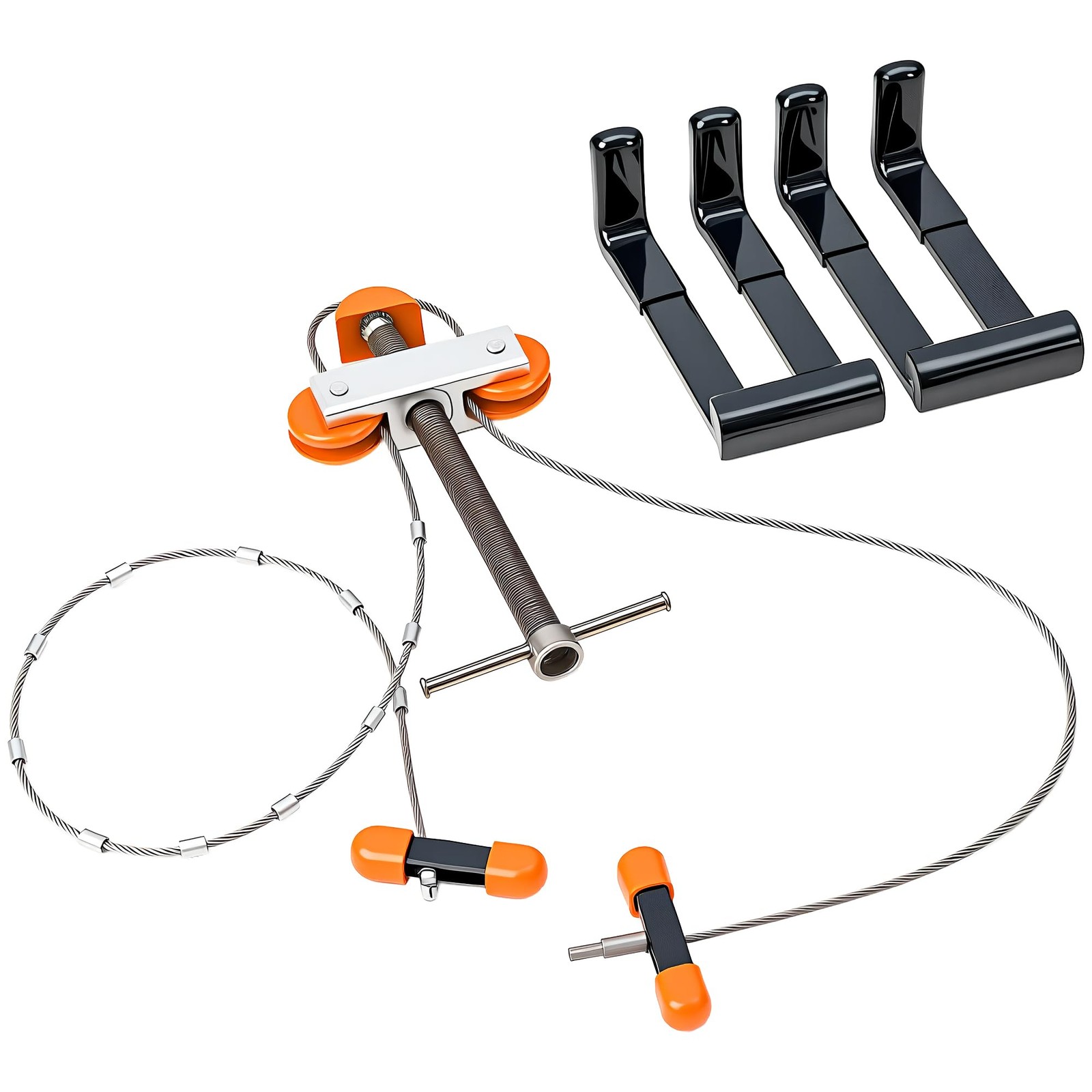 Archery Compound Bow Press and Quad Limb L Brackets, Portable Handheld Bow Pr...