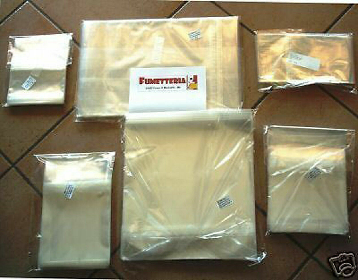 PROTECTIVE COMIC BOOK ENVELOPES Bonelli Size -17 X 21.3CM PACK OF 100 PCS -