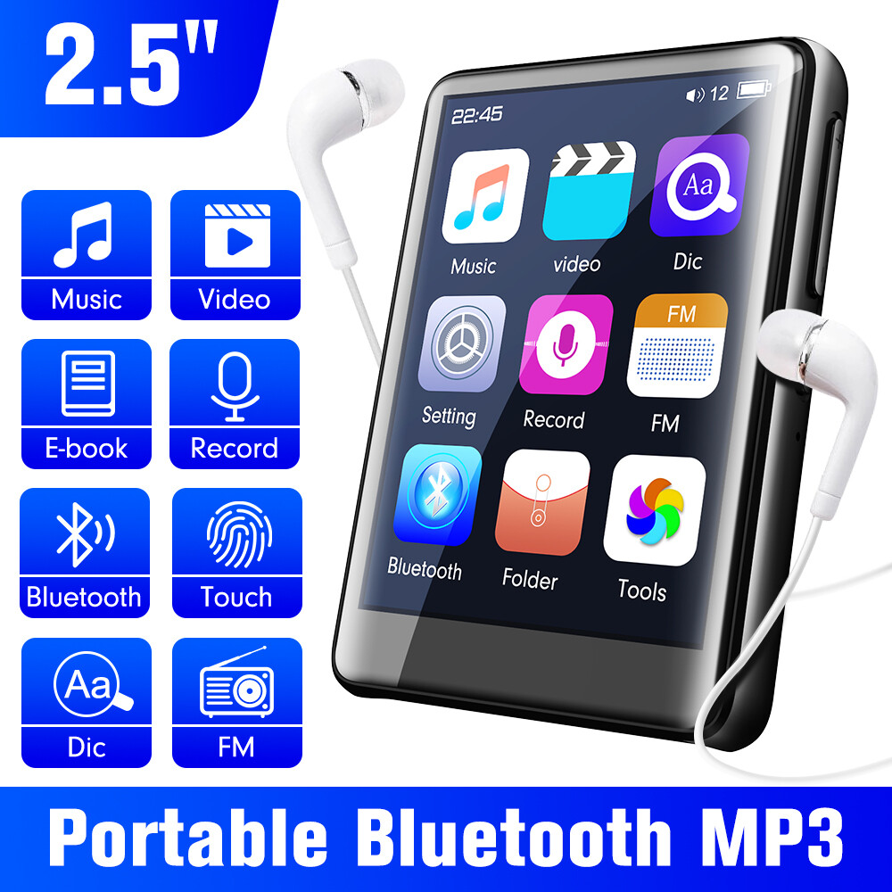 4GB/16GB/32GB Bluetooth MP4/MP3 Lossless Music Player FM Radio Recorder Sport