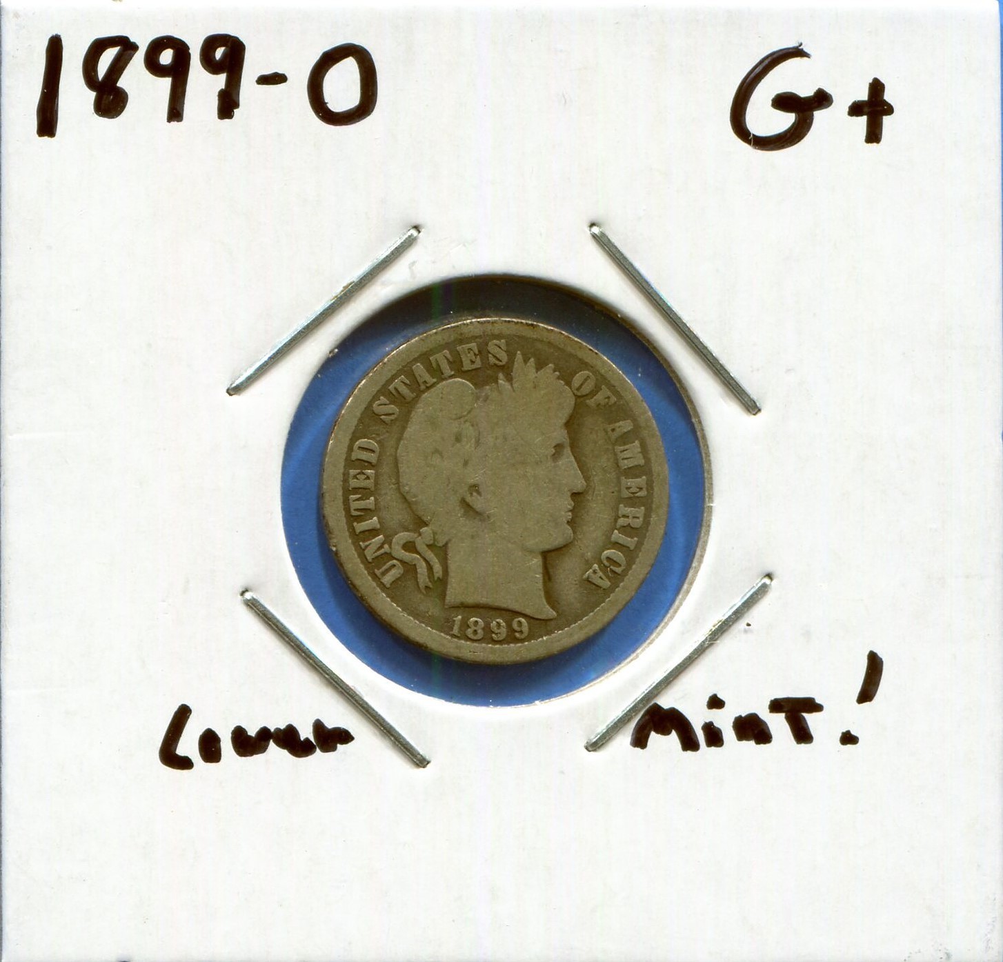 W@W 1899-o  Barber Dime, ( Tougher Date !!!! ) G+ !!!!!!!!!!