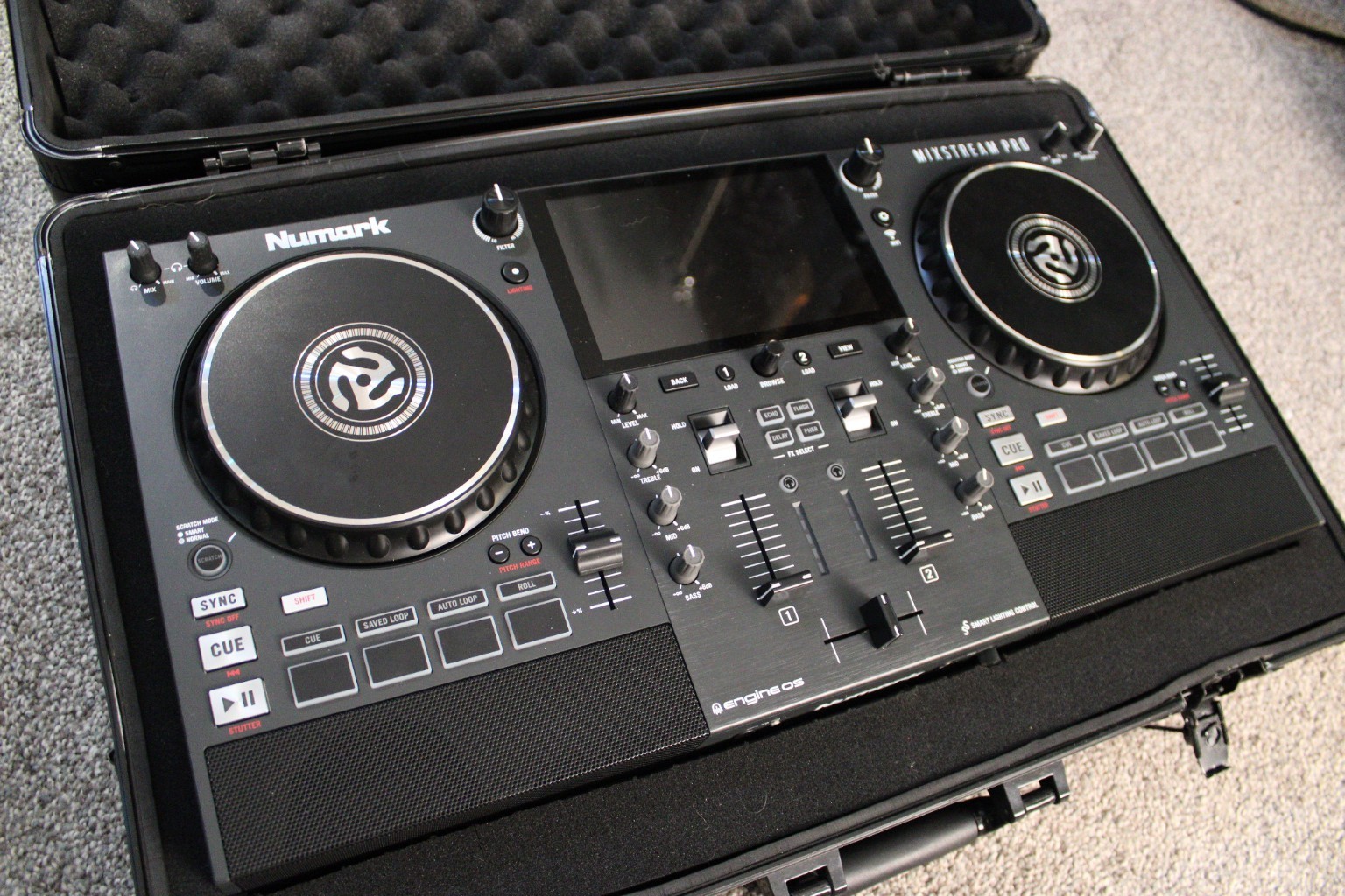 Numark Mixstream Pro Standalone DJ Controller w/ Hard Case – Tested, Excellent