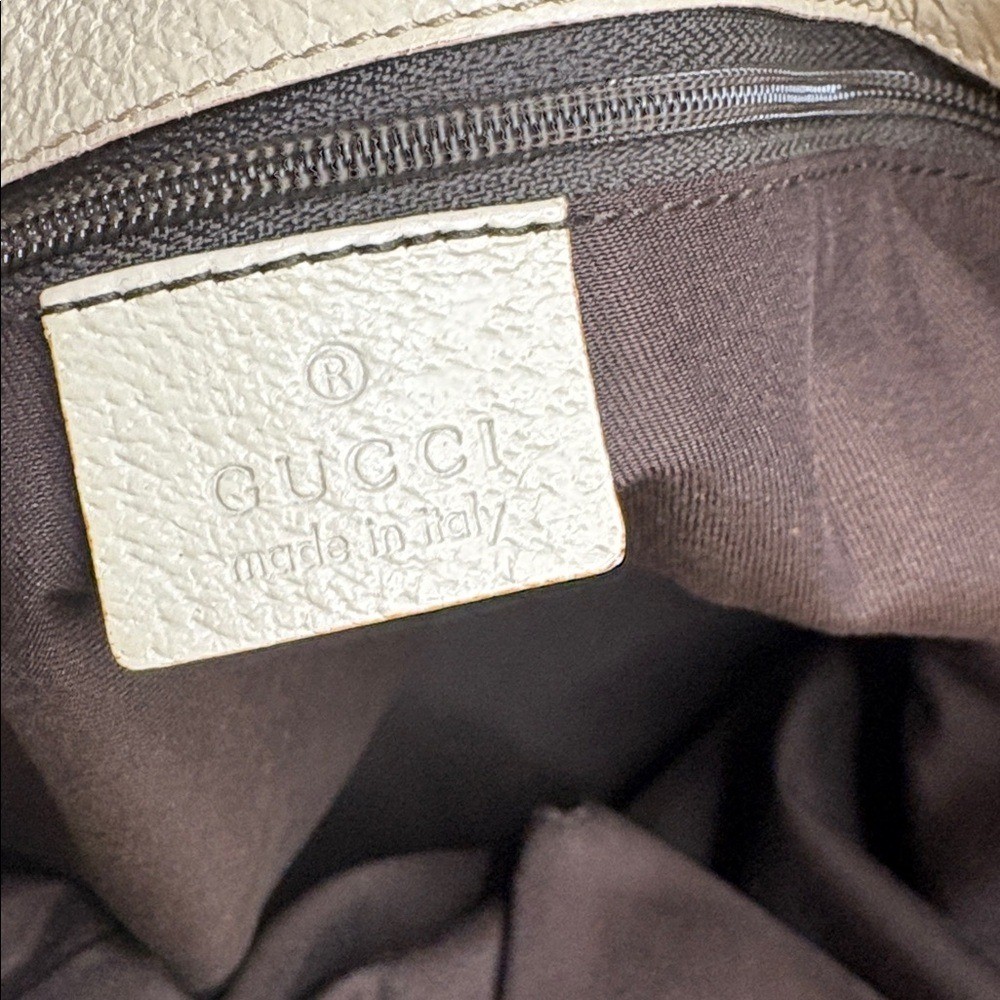 Gucci Beige and Brown Shoulder Bag