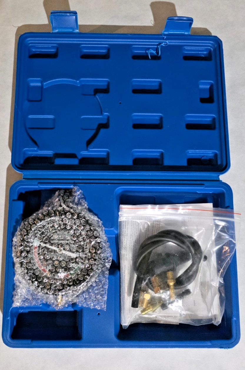 ATPEAM Vacuum and Fuel Pump Tester Gauge Kit, Pressure Carburetor...