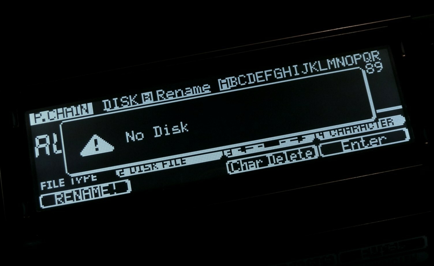 Yamaha RS7000 Custom LUX (Negative) LED Display !
