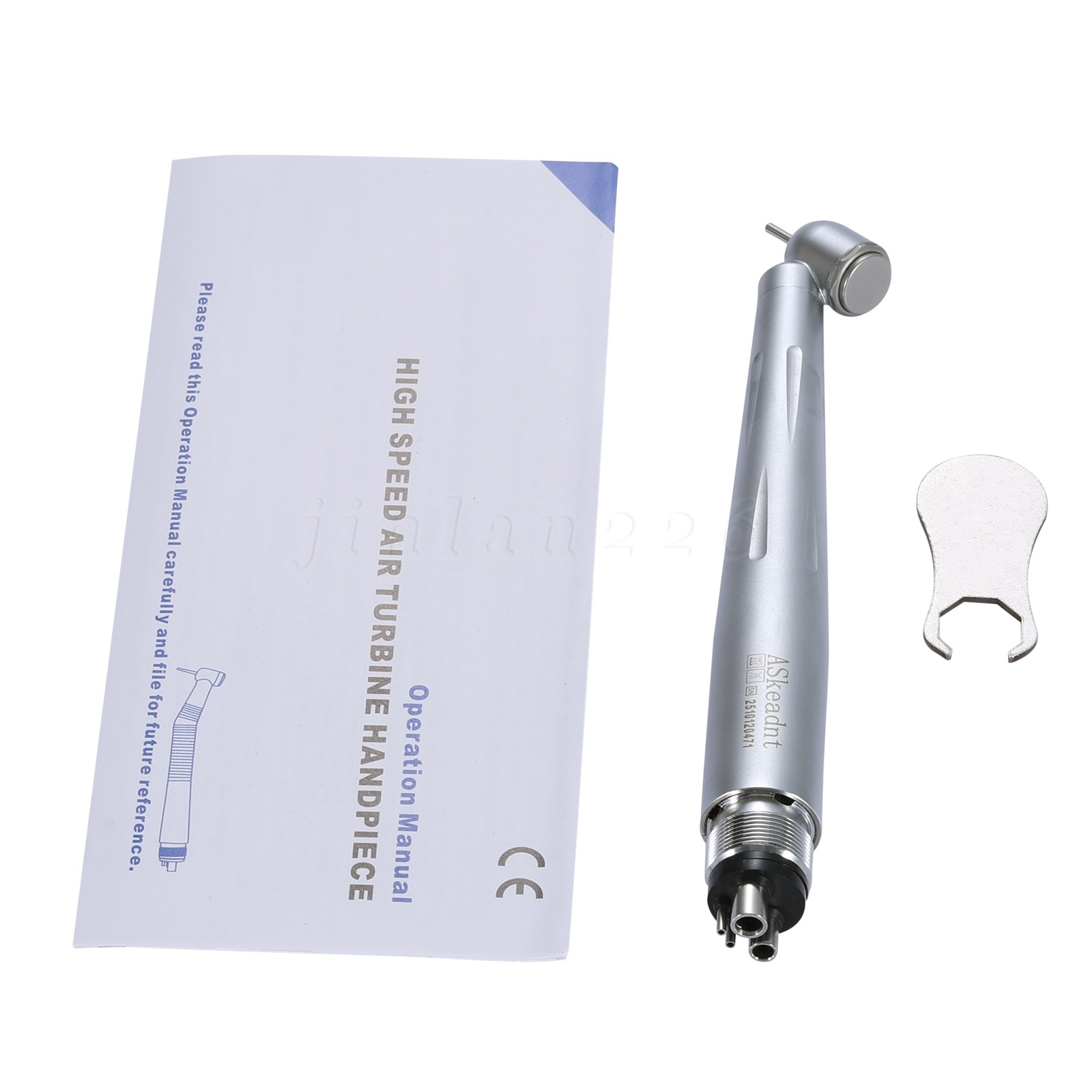 Dental Handpiece High Speed Push Button STANDARD 45° HEAD 4-Hole