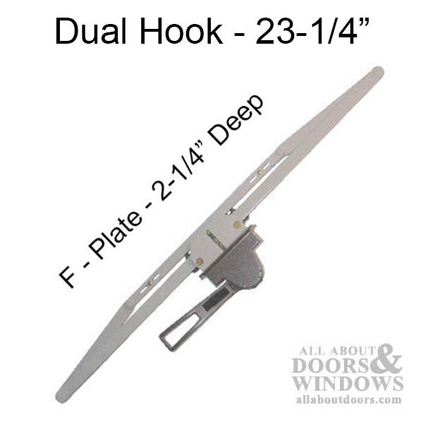 Truth Dual Hook Lever Operator 23-1/4" Longer F Plate Wood Awning Window
