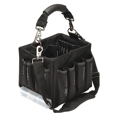 Flexcart Fc-30Tbnt Tool Bag, Black, Polyester, 42 Pockets